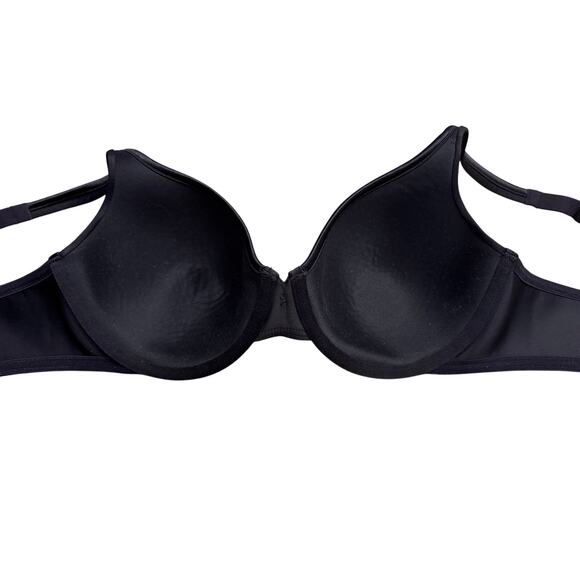 Vanity Fair Beauty Back Full Coverage Bras Size 38C Black Lace - Picture 4 of 8